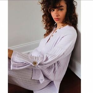 NWT Free People Around the Clock  Comfy Oversized Tunic Sweater